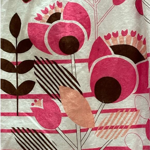 Notations Pleated Floral Knee Length 90s Skirt Medium - Picture 5 of 8